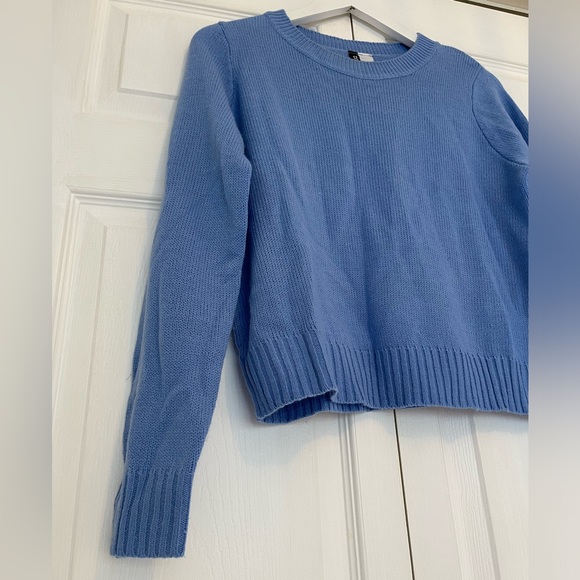NWOT H&M basic classic blue sweater size small - Picture 5 of 5